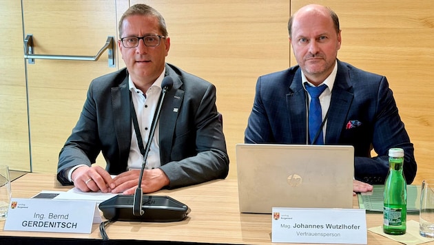 Befragt: Gerdenitsch (li.) mit Wutzlhofer.
