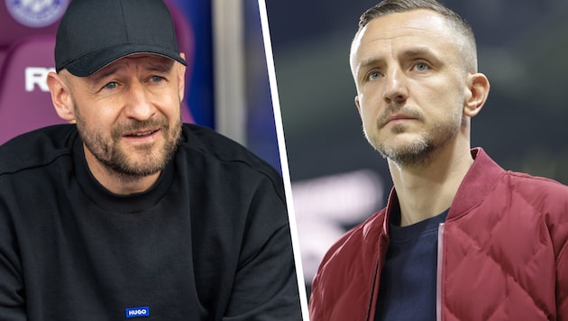 Austria-Trainer Stephan Helm und sein Salzburger Pendant Daniel Beichler