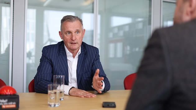 Peter Weinelt, Generaldirektor der Wiener Stadtwerke, im „Krone“-Interview: „Wir fahren auf ...