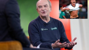 Herbert Prohaska, Carsten Jancker und Carina Wenninger werden in der Luftburg beim ...