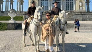 Managerin Sonja Klima wärmt sich bereits für die Longines Global Champions Tour im Herbst auf.