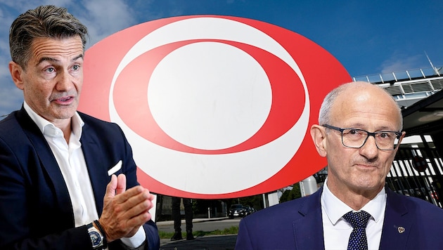 Weißmann (left) once again defends himself against the harassment allegations made by the woman ...