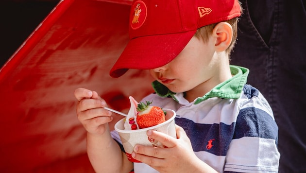 Gewächshaus und ein paar sonnige Tage machen frühe Kostproben möglich.