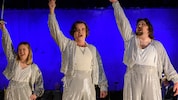 Helena Käfer, Janos Mischuretz und Tobias Spiegl sind „Die drei Musketiere“
