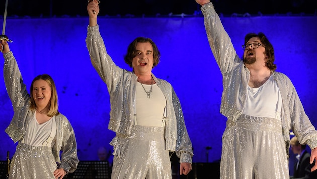 Helena Käfer, Janos Mischuretz und Tobias Spiegl sind „Die drei Musketiere“