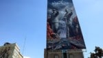 Sagen die Revolutionsgarden nun doch wieder Stopp in der Straße von Hormuz, wie dieses Plakat in ...