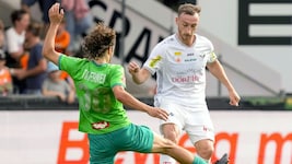 Mike Bähre (r.) und seine Teamkollegen wollen auch gegen die WSG Tirol bestehen.