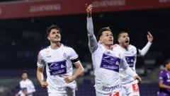 Florian Rieder schoss am Freitagabend Austria Salzburgs Tor beim 1:1 gegen die Young Violets. 