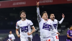 Florian Rieder schoss am Freitagabend Austria Salzburgs Tor beim 1:1 gegen die Young Violets. 