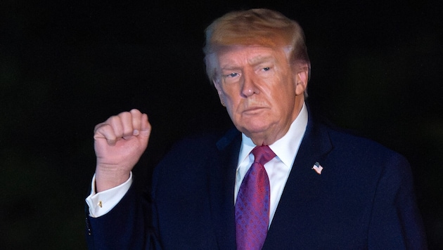 US-Präsident Donald Trump am Freitagabend