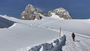Der Wintersportler war bereits entkräftet (Symbolfoto).