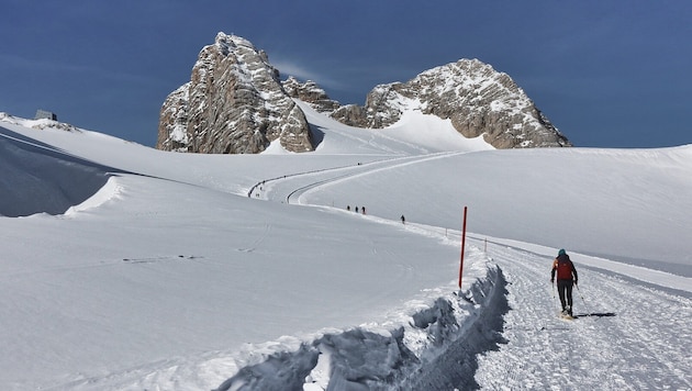Der Wintersportler war bereits entkräftet (Symbolfoto).