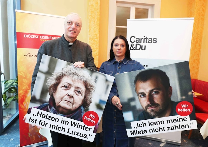 Mit ihrem Vorgesetzten, dem Eisenstädter Diözesanbischof Ägidius Zsifkovics.