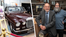 Vater Friedrich Fehr und Sohn Ronald betreiben gemeinsam ein Oldtimermuseum in Wiener Neustadt. ...