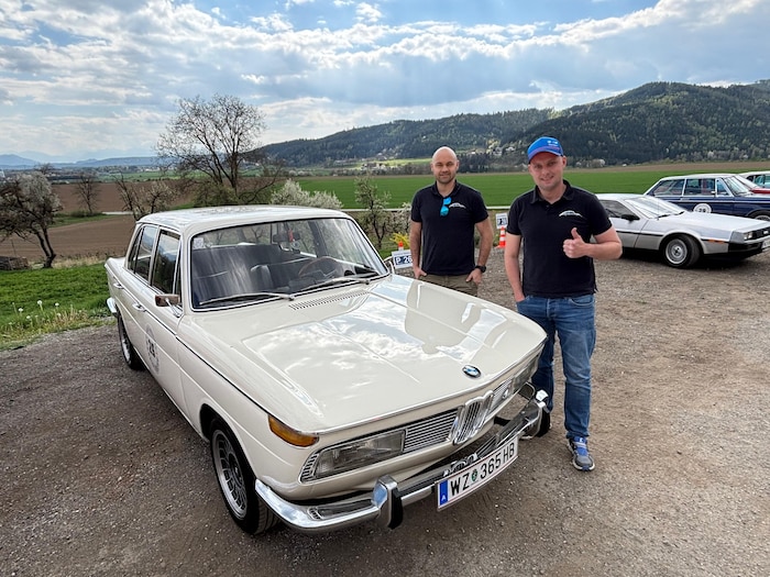 Flicker Bernhard und Schlager Christop reißten aus der Steiermark an.