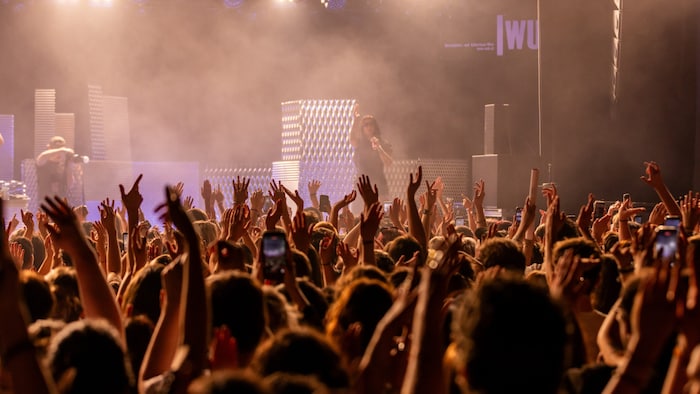 Ein Meer aus Händen in der Luft – pures Club-Feeling.