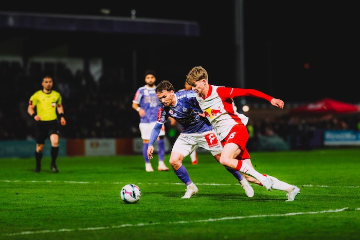 Eine der wenigen starken Auftritte in dieser Saison von Benedict Scharner: im März gegen die ...