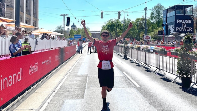Mischa Pisanko bestritt am Samstag den Inklusions-Lauf und will beim Halbmarathon am Sonntag ...