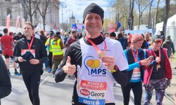 Georg Tober startet heute zum zweiten Mal für MPS-Kranke beim Wien Marathon.