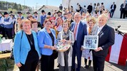 Bundespräsident Alexander Van der Bellen und seine Frau Doris Schmidauer mit ÖVP-Bürgermeister ...