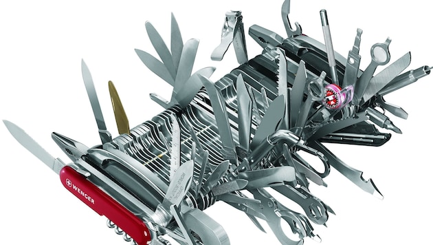 Dieses Schweizer Offiziersmesser wurde von unseren Eidgenossen erfunden.