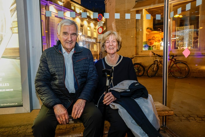 Helmut und Christine Schelisnik fuhren in der Pause heim.