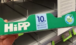 Seit Samstagfrüh sind die HiPP-Regale aller Filialen von Spar leer geräumt.