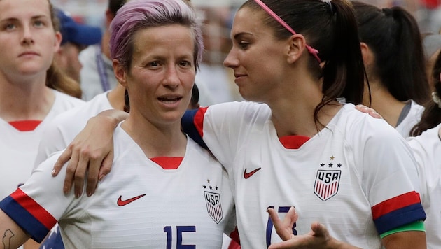 Megan Rapinoe und Alex Morgan