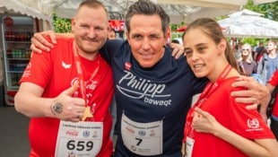 Philipp Jelinek, „Krone“-Vorturner der Nation, war sehr beeindruckt vom Coca-Cola Inclusion Run.