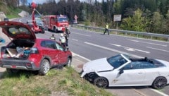 Die Unfallstelle auf der Weizer Straße