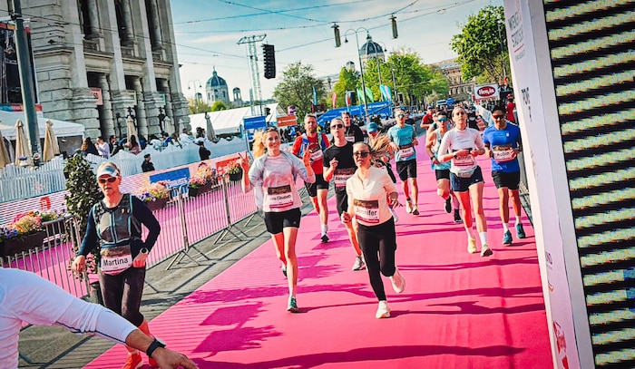 Jana beim Zieleinlauf.