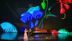 Die Projektion stammte von der Bregenzer Künstlerin Claudia Larcher.