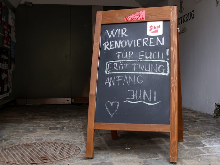 In gut sechs Wochen wird wieder aufgesperrt.