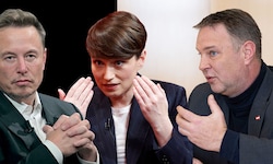 Maurer schießt wegen Werbung bei Musk (links) gegen Babler.