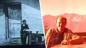 Josef Peer als Bub und in späteren Jahren. Auf den Bergen fühlte er sich zeitlebens wohl. 