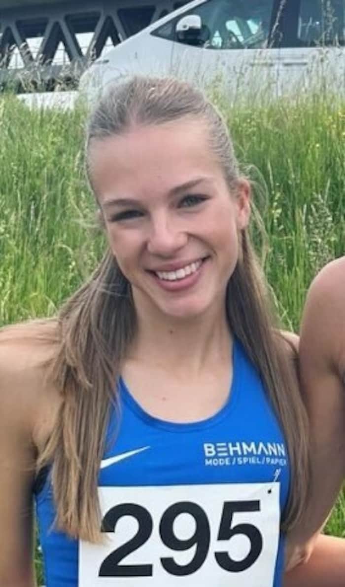Neuer Landesrekord für Pauline Schedler über die 800 Meter.