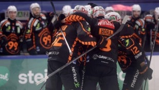 Großer Jubel bei den Graz99ers – jetzt fehlt nur mehr ein Sieg zum ICE-Titel!