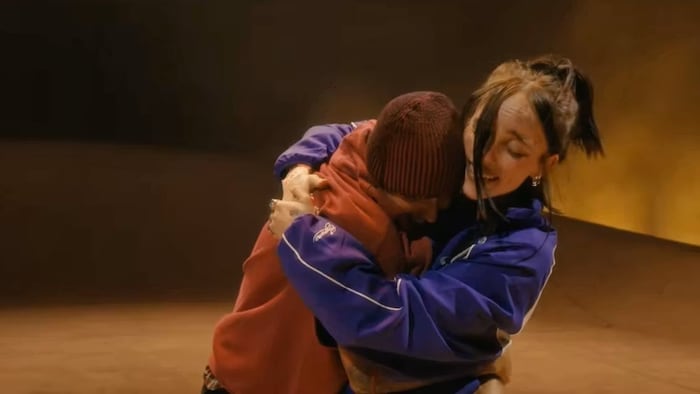 Die beiden gut befreundeten Musik-Stars herzten sich regelrecht.