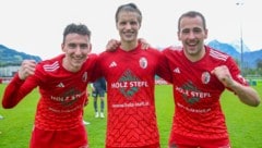 Kuchls Torschützen: Hofer, Mühlbauer, Nestaval (v. li.).