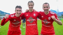 Kuchls Torschützen: Hofer, Mühlbauer, Nestaval (v. li.).