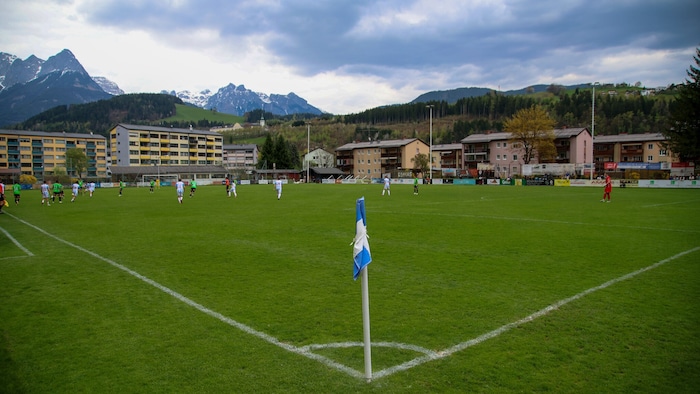 Am Sportplatz in Bischofshofen trägt aktuell der BSK 1933 seine Heimspiele aus.