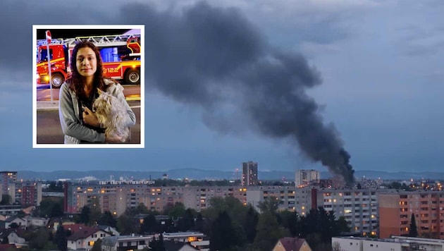Ana Carla Ranzinger hat den Brand als direkte Nachbarin miterlebt.