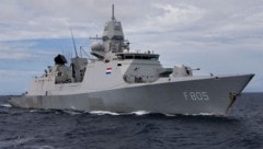 Die niederländische Fregatte Evertsen (Archivbild)