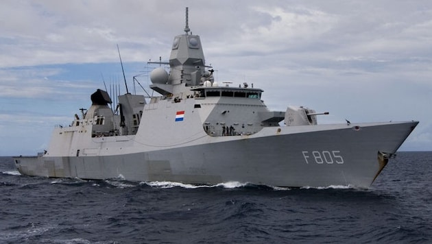 Die niederländische Fregatte Evertsen (Archivbild)