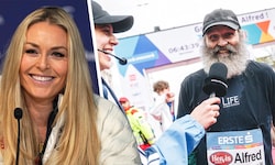 Lindsey Vonn fuhr bei den Olympischen Spielen mit Kreuzbandriss die Abfahrt. Alfred Biela lief ...
