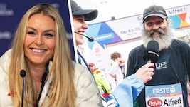 Lindsey Vonn fuhr bei den Olympischen Spielen mit Kreuzbandriss die Abfahrt. Alfred Biela lief ...