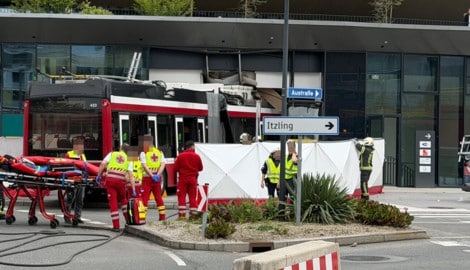 Derzeit läuft der Großeinsatz in Itzling beim Kreisverkehr.