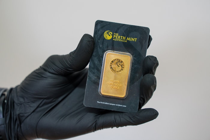 ... und ein Goldbarren des 30-Jährigen