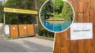 Beim Bad Neuwaldegg steht man derzeit vor verschlossenen Türen.