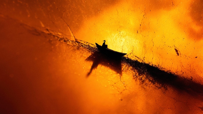 KI-Motiv für „Lohengrin“ im Theaterprogramm